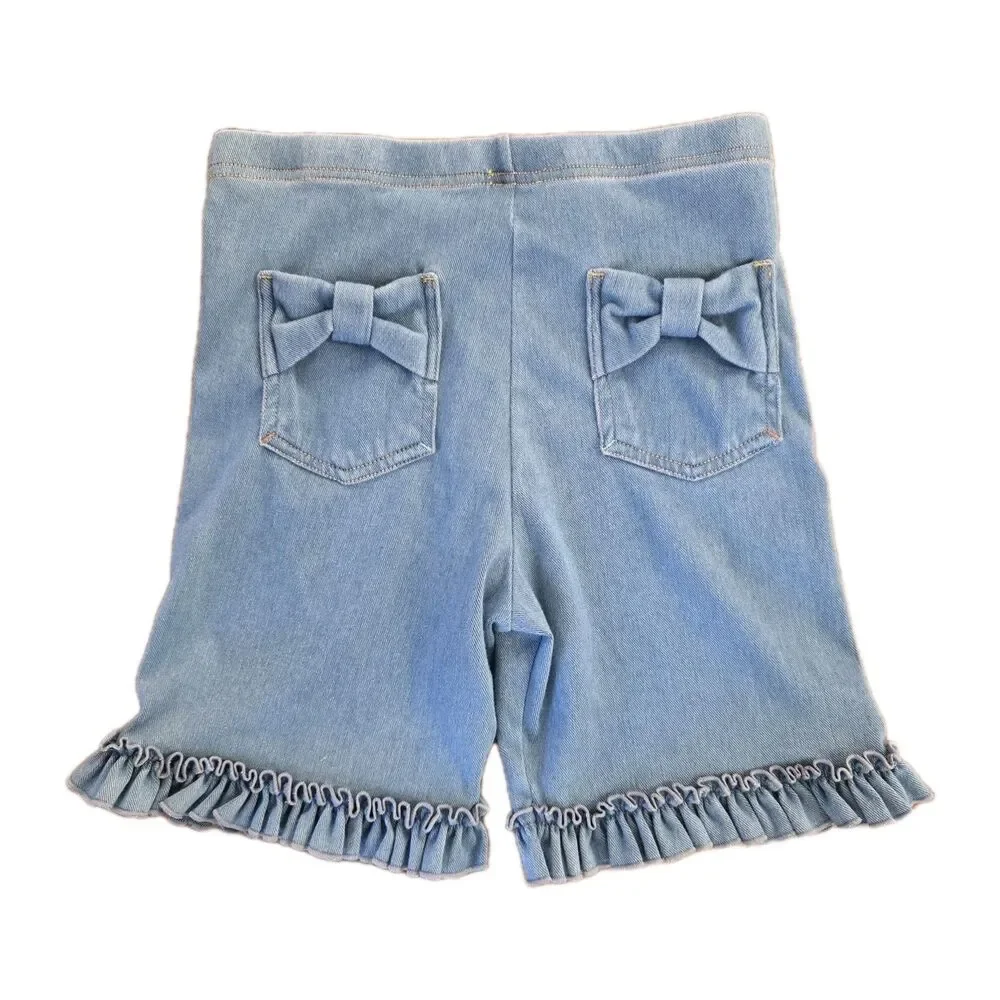 matilda jane girls size 14 Jegging Shorties Jorties Denim Look Bike Shorts